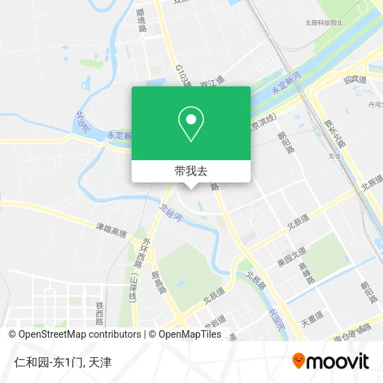 仁和园-东1门地图