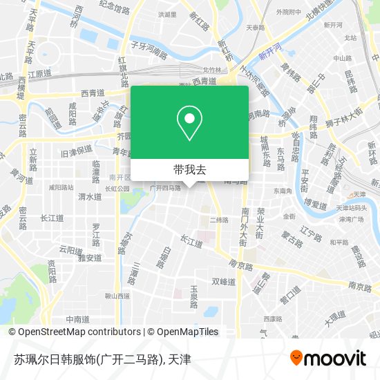 苏珮尔日韩服饰(广开二马路)地图