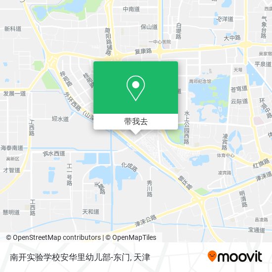 南开实验学校安华里幼儿部-东门地图