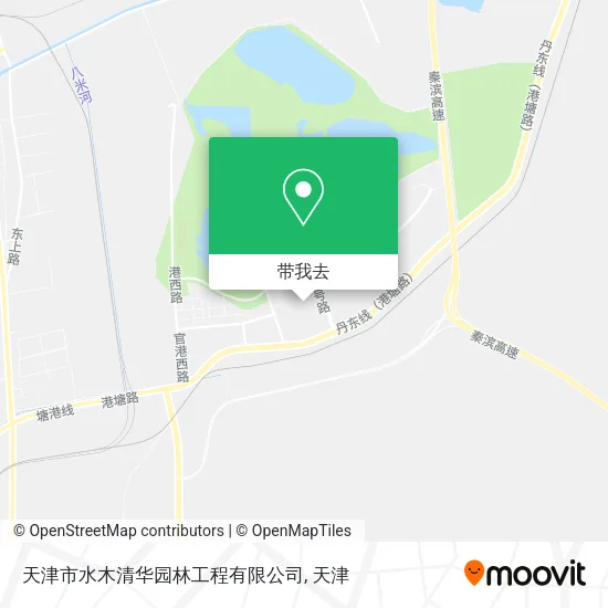 天津市水木清华园林工程有限公司地图