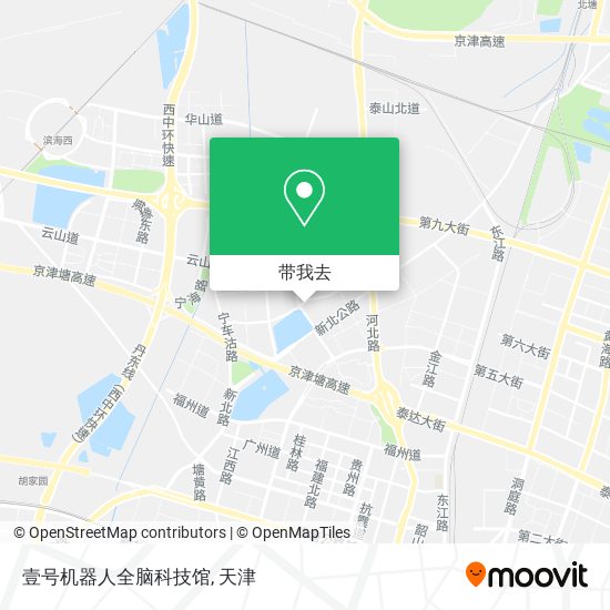 壹号机器人全脑科技馆地图
