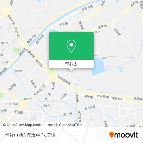 恒祥电动车配套中心地图