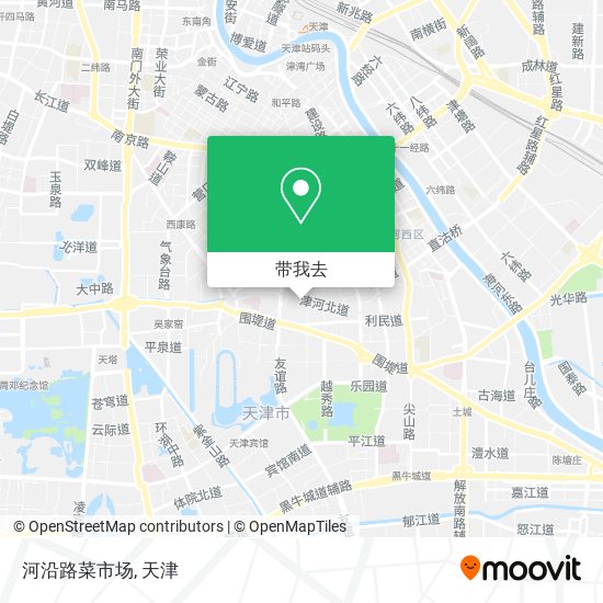 河沿路菜市场地图