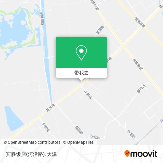宾胜饭店(河沿路)地图