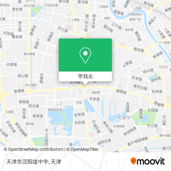 天津市汉阳道中学地图