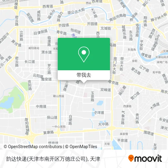 韵达快递(天津市南开区万德庄公司)地图