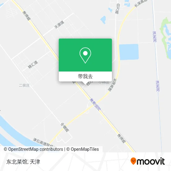 东北菜馆地图