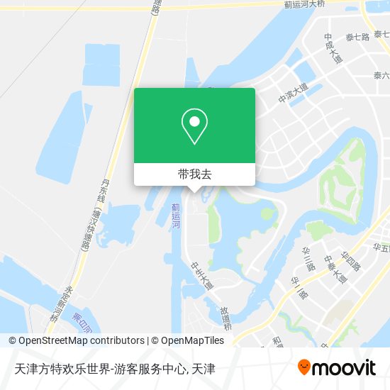 天津方特欢乐世界-游客服务中心地图