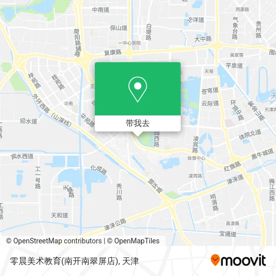 零晨美术教育(南开南翠屏店)地图