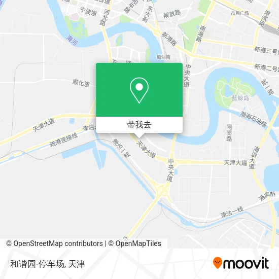 和谐园-停车场地图