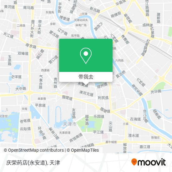 庆荣药店(永安道)地图