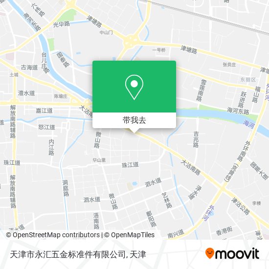 天津市永汇五金标准件有限公司地图