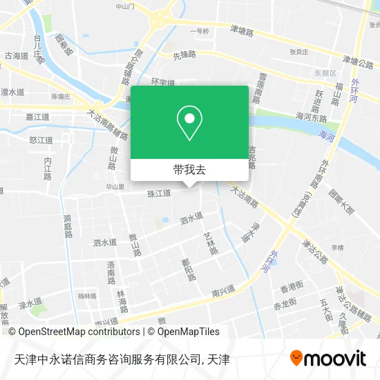 天津中永诺信商务咨询服务有限公司地图