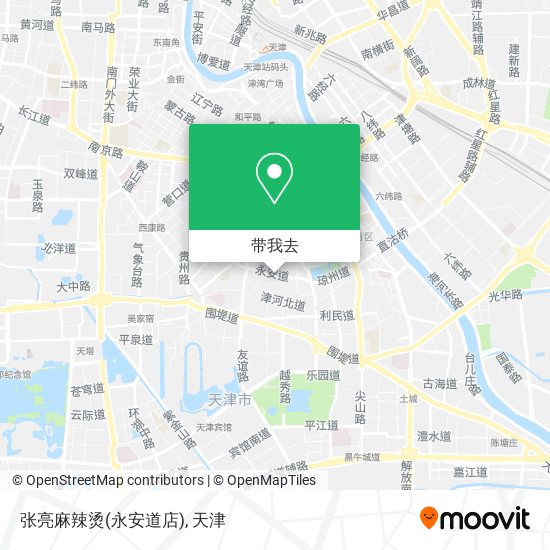 张亮麻辣烫(永安道店)地图