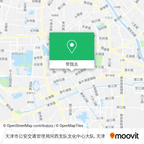 天津市公安交通管理局河西支队文化中心大队地图
