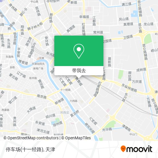 停车场(十一经路)地图