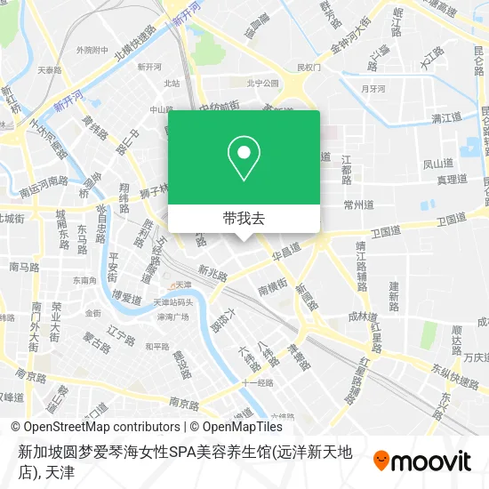 新加坡圆梦爱琴海女性SPA美容养生馆(远洋新天地店)地图