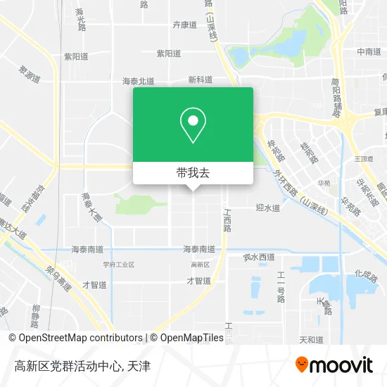 高新区党群活动中心地图