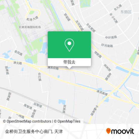金桥街卫生服务中心南门地图