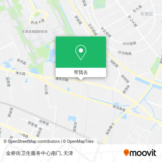 金桥街卫生服务中心南门地图