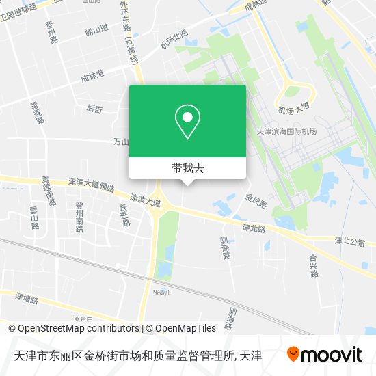 天津市东丽区金桥街市场和质量监督管理所地图