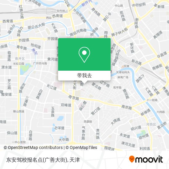 东安驾校报名点(广善大街)地图