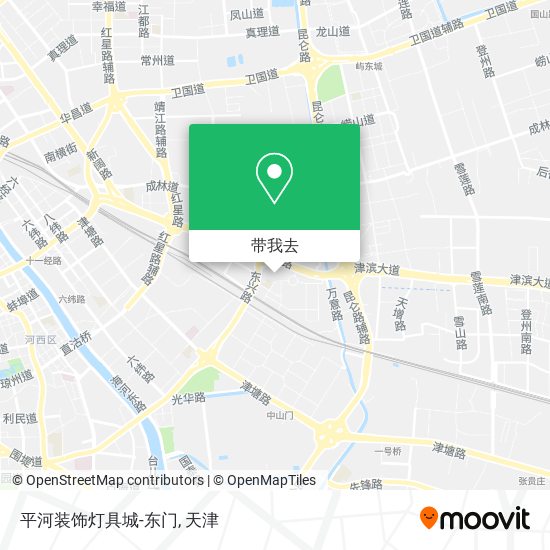 平河装饰灯具城-东门地图