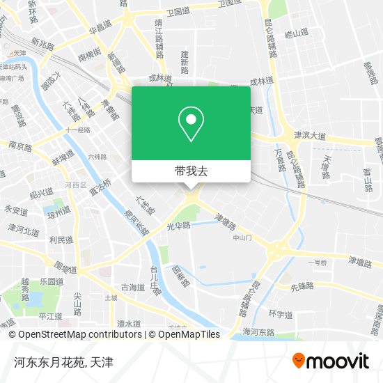 河东东月花苑地图