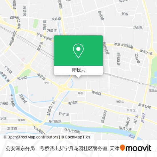 公安河东分局二号桥派出所宁月花园社区警务室地图
