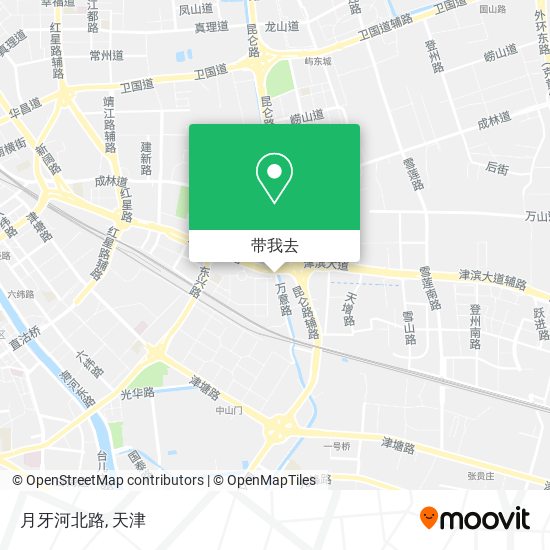 月牙河北路地图