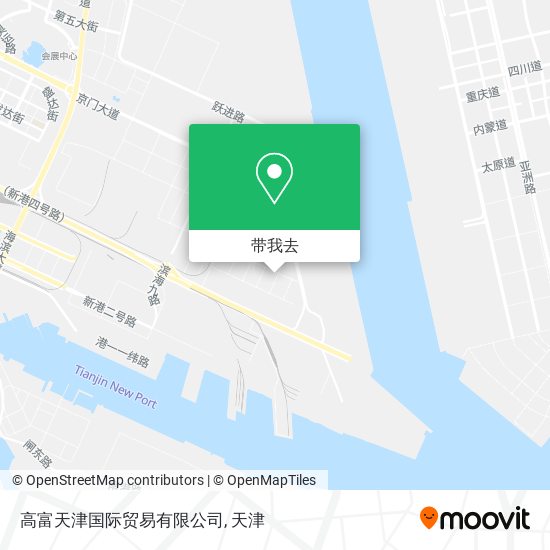 高富天津国际贸易有限公司地图
