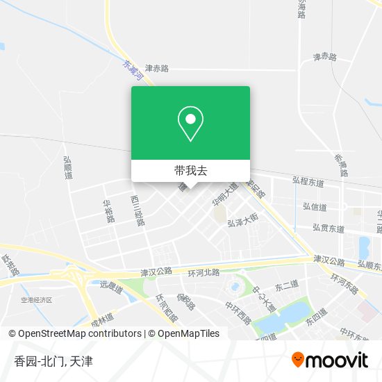 香园-北门地图