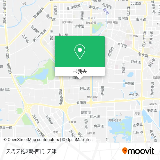 天房天拖2期-西门地图