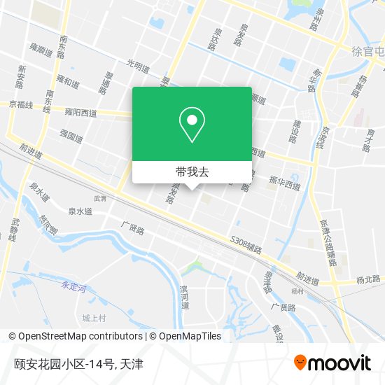 颐安花园小区-14号地图
