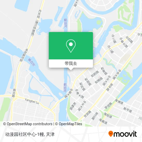 动漫园社区中心-1幢地图