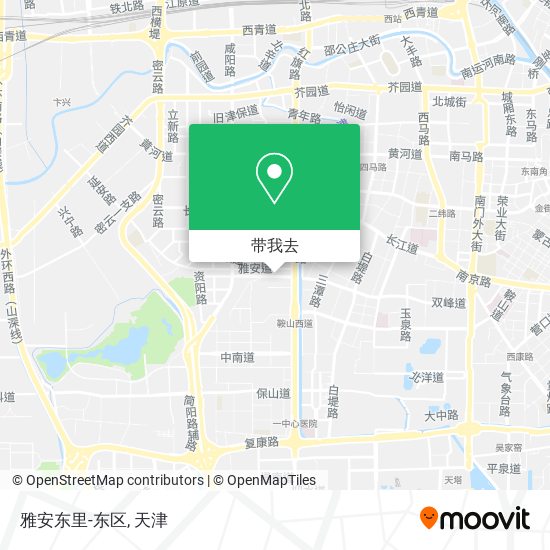雅安东里-东区地图