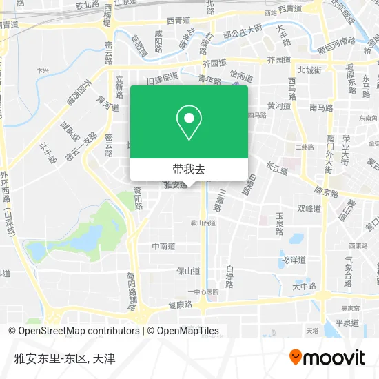 雅安东里-东区地图