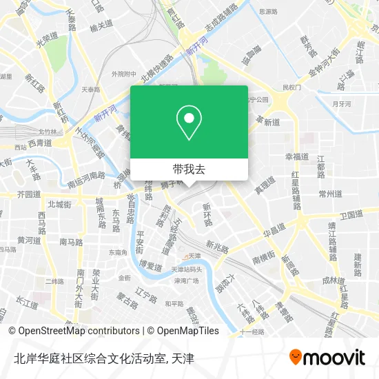 北岸华庭社区综合文化活动室地图