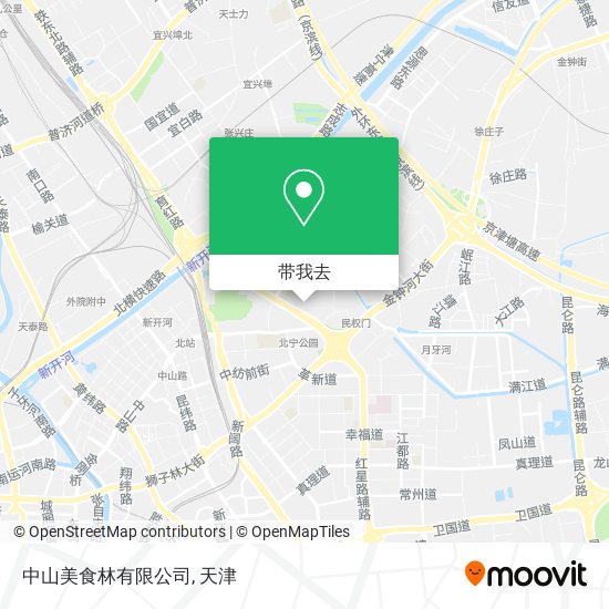 中山美食林有限公司地图
