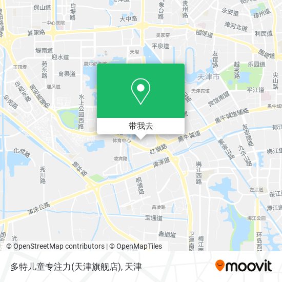 多特儿童专注力(天津旗舰店)地图