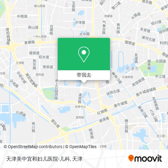 天津美中宜和妇儿医院-儿科地图