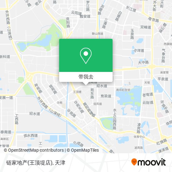 链家地产(王顶堤店)地图