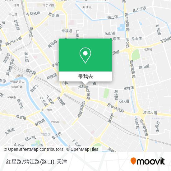 红星路/靖江路(路口)地图