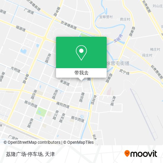 荔隆广场-停车场地图