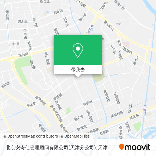 北京安奇仕管理顾问有限公司(天津分公司)地图