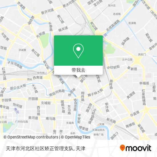 天津市河北区社区矫正管理支队地图