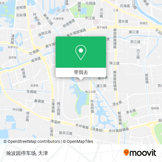 瀚波园停车场地图