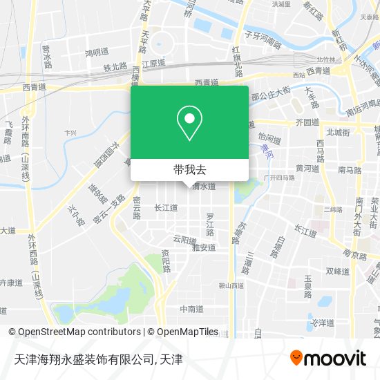 天津海翔永盛装饰有限公司地图