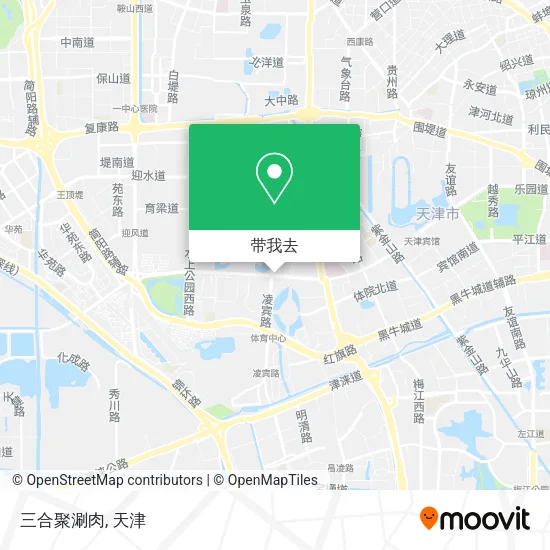 三合聚涮肉地图