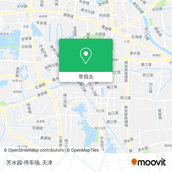 芳水园-停车场地图